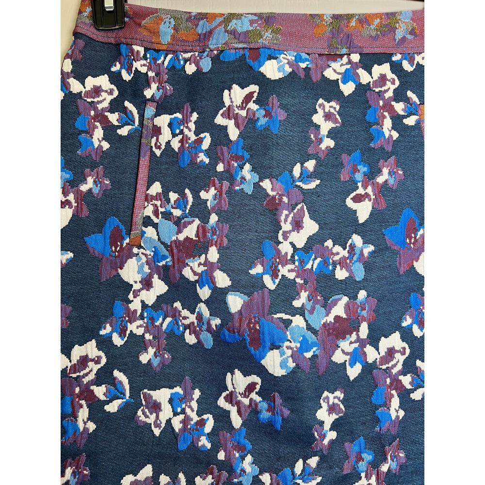 Maeve by Anthropologie Floral Tapestry Mini Skirt Size 4 - Picture 3 of 6